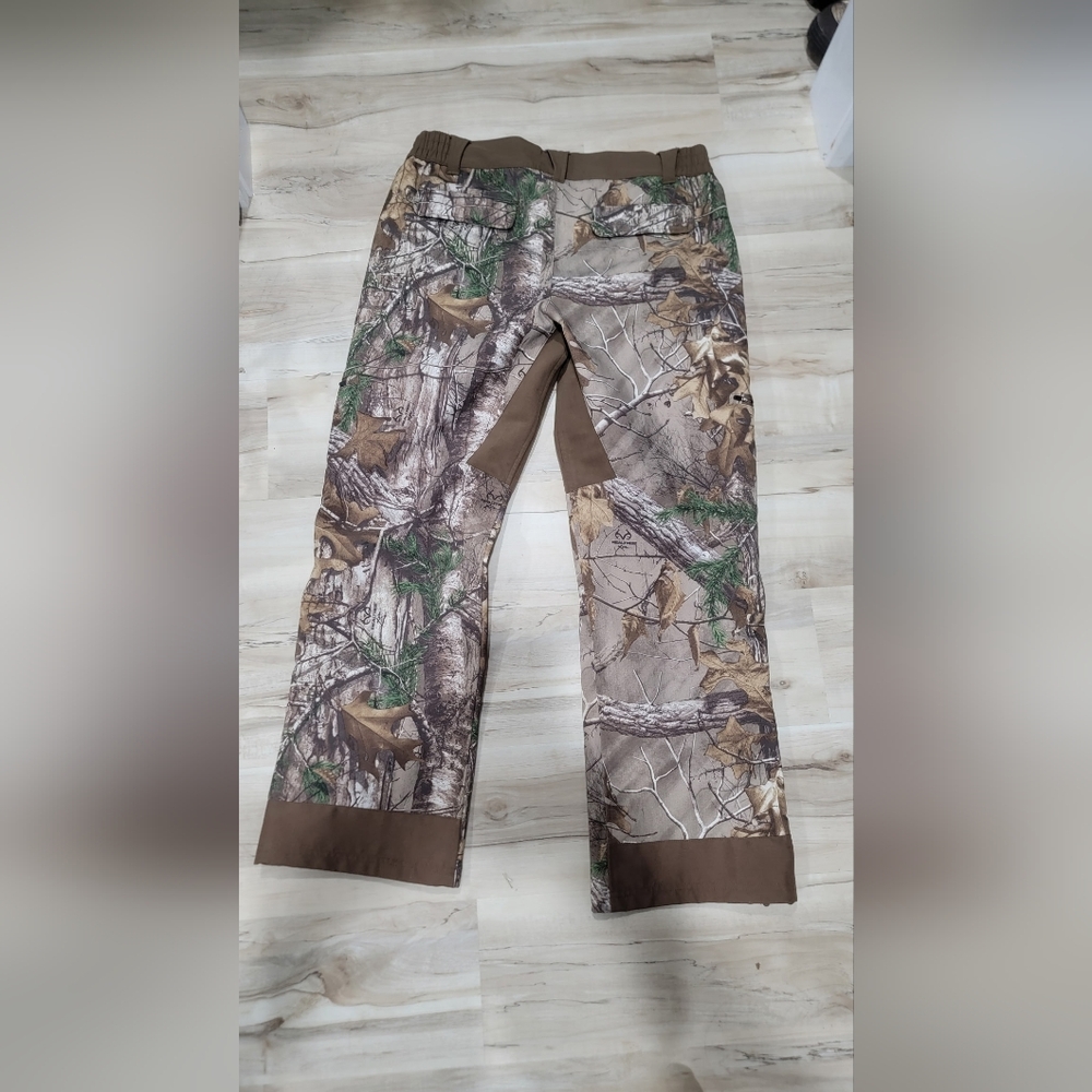 Realtree Camouflage Pants - Green and Brown.